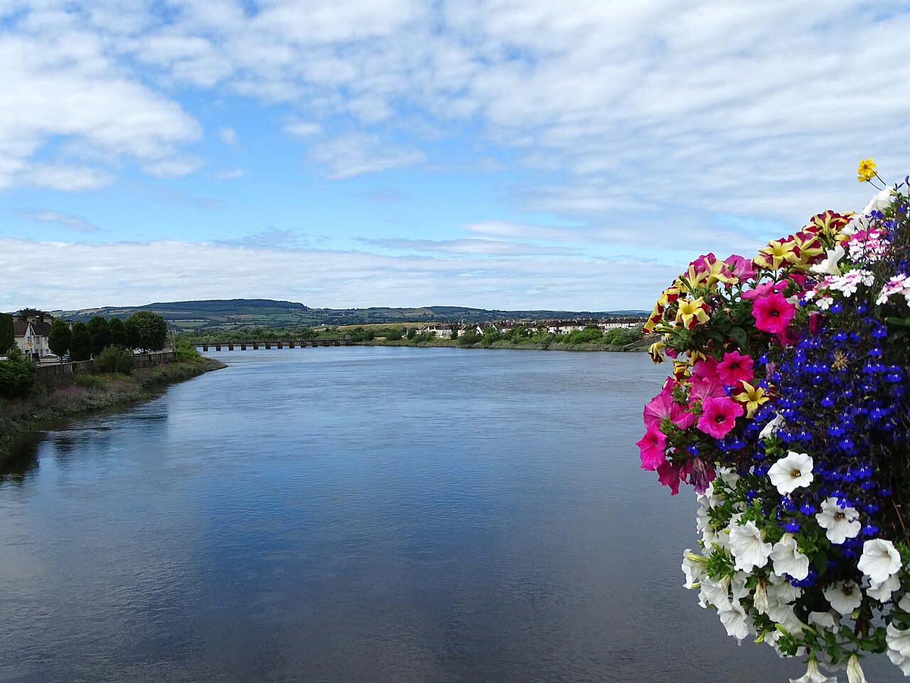 The River Shannon at Limerick, Ireland