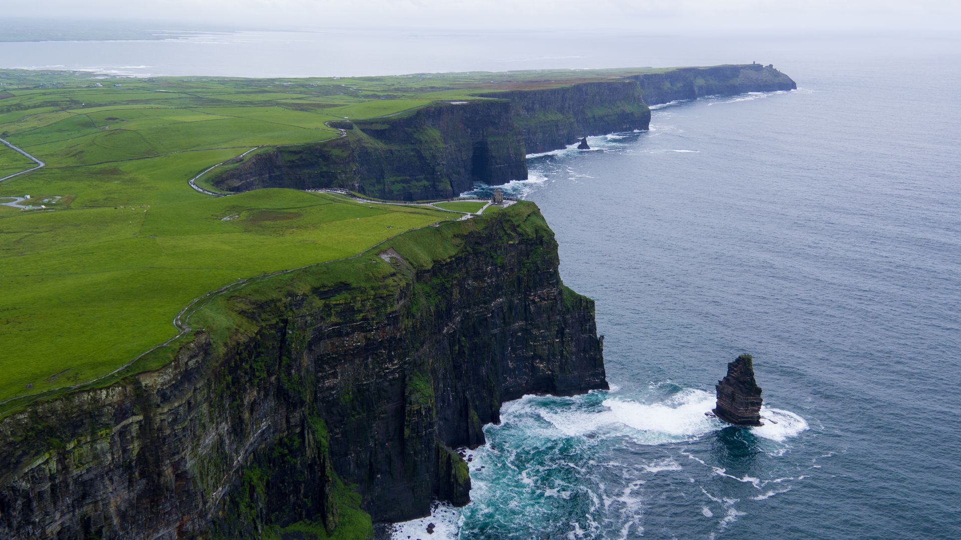 The Cliffs of Moher, an editorial backdrop on the Wild Atlantic Way, Ireland